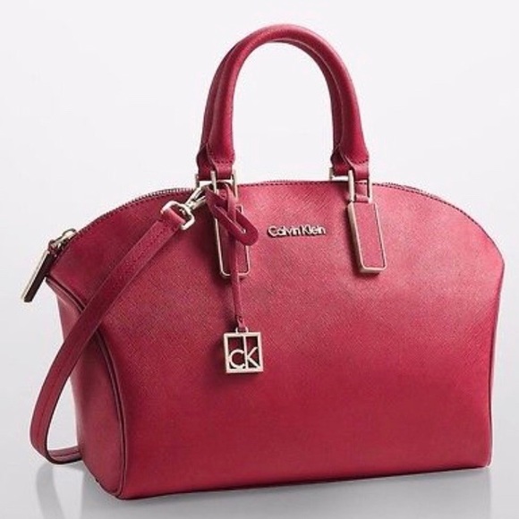 Calvin Klein red purse - Picture 1 of 4